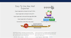 Desktop Screenshot of mailexporterpro.com