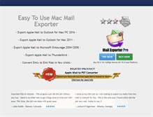 Tablet Screenshot of mailexporterpro.com